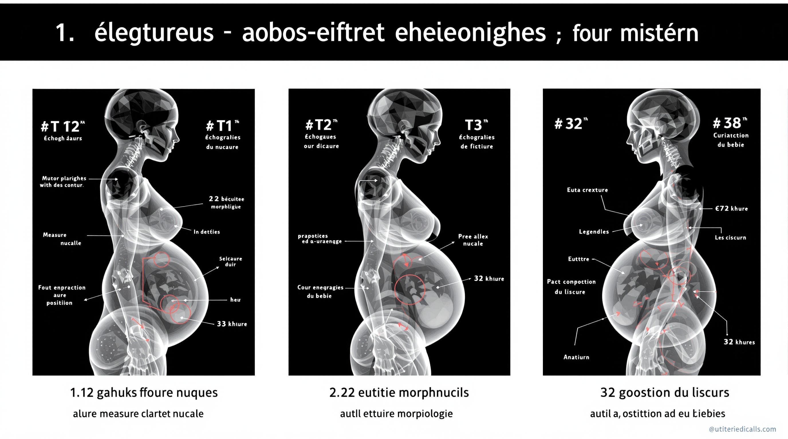 Les 3 échographies de grossesse : guide complet